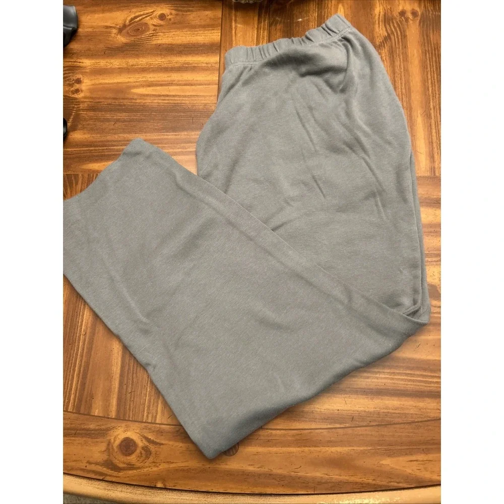 Woman's Plus 1X Petite Elastic Waist Pull On Pants Lot 3 Romans Brown Tan Gray‎